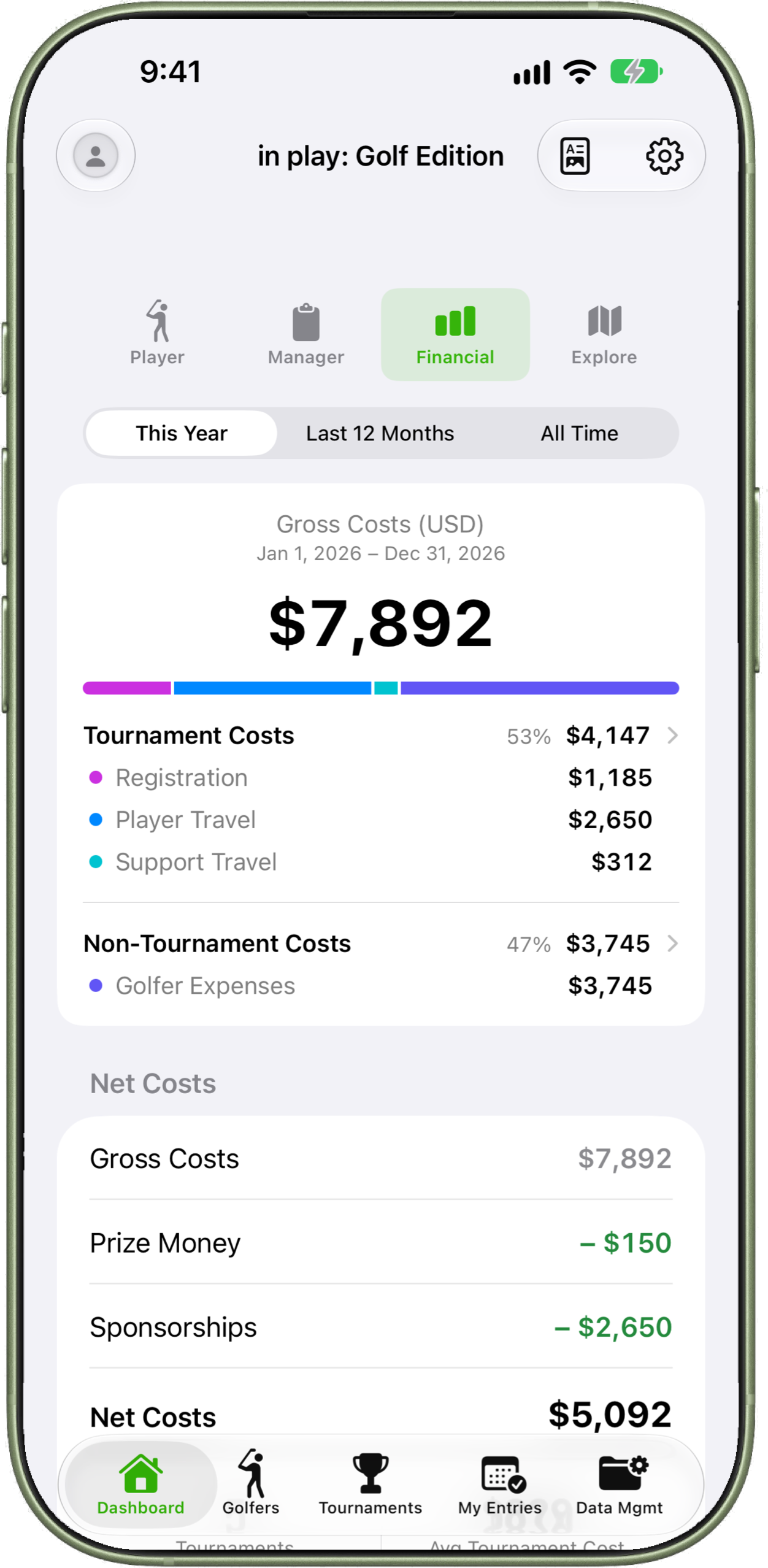 iphone 17 sage financial dashboard 1 3